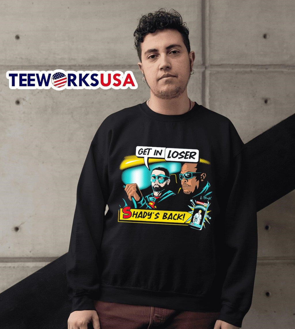 Get in loser Shady's back - Adult & Kids T-Shirts, Sweatshirts & Hoodies apparel design preview 3