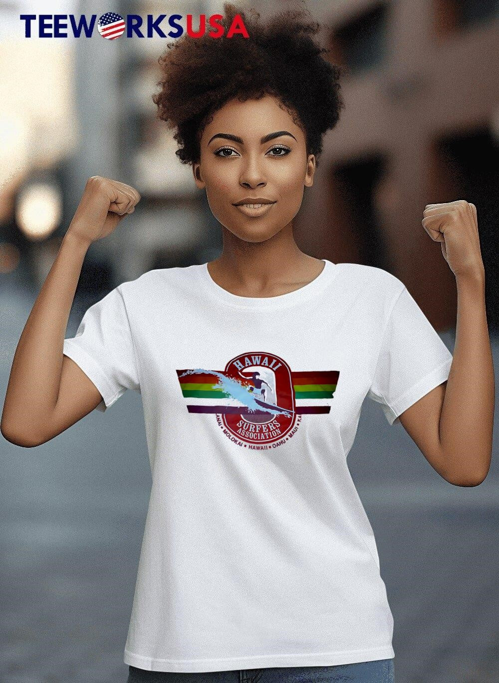 Hawaii Surfers E Associations logo vintage - Adult & Kids T-Shirts, Sweatshirts & Hoodies apparel design preview 8