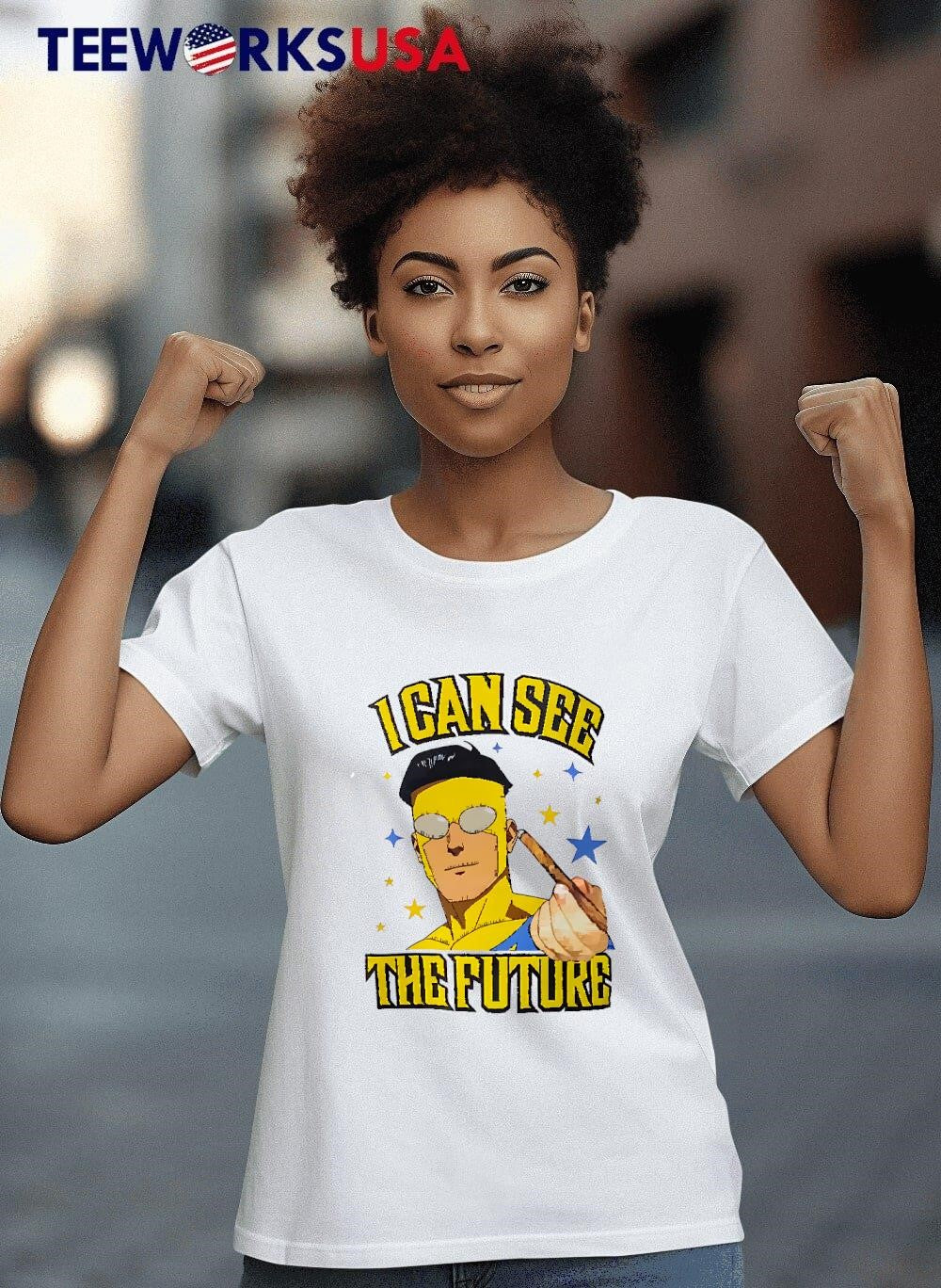 Invincible I Can See The Future - Adult & Kids T-Shirts, Sweatshirts & Hoodies apparel design preview 8