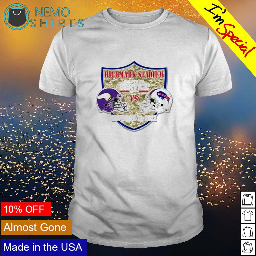 Salute To Service 2022 Buffalo Bills Vs Minnesota - Adult & Kids T-Shirts, Sweatshirts & Hoodies apparel design preview 1