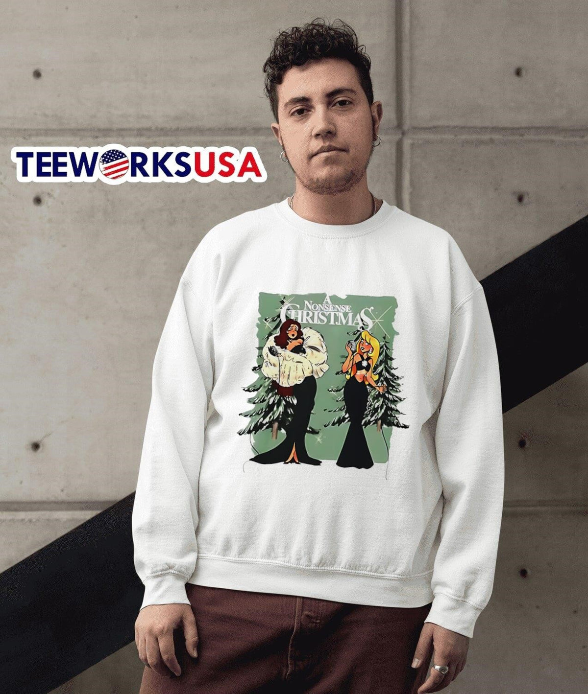 Chappell Sabrina A Nonsense Christmas - Adult & Kids T-Shirts, Sweatshirts & Hoodies apparel design preview 5