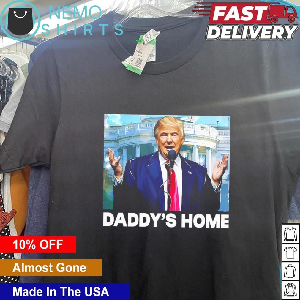 Daddys home Trump 2024 paint - Adult & Kids T-Shirts, Sweatshirts & Hoodies apparel design preview 5