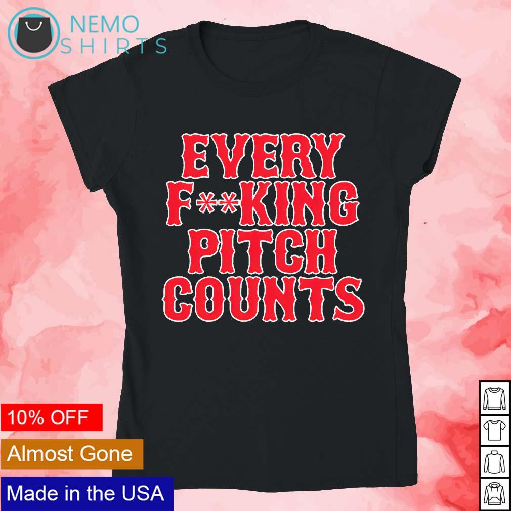 Every fucking pitch counts - Adult & Kids T-Shirts, Sweatshirts & Hoodies apparel design preview 4