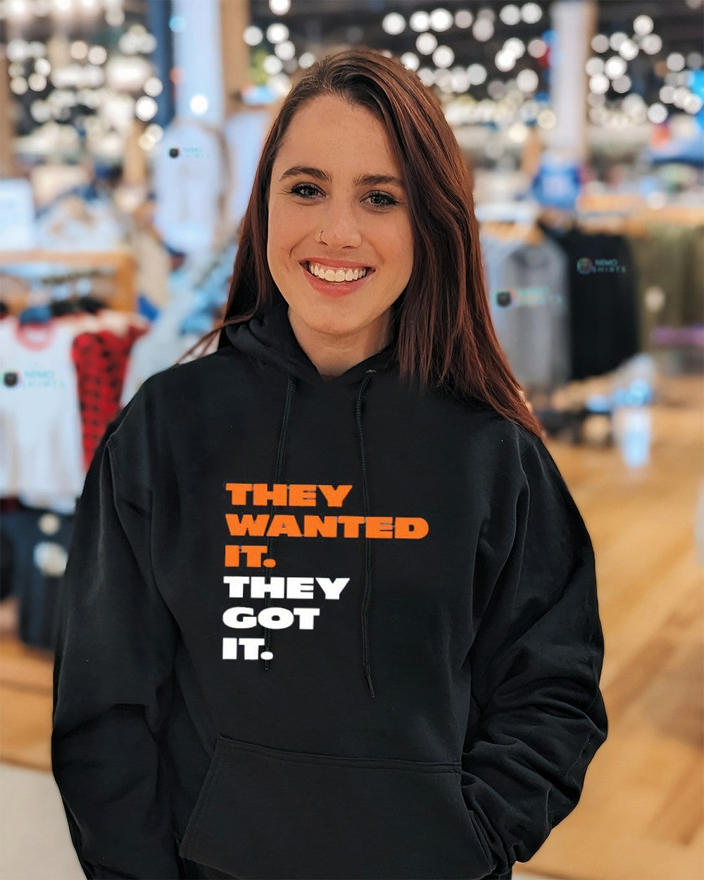 They want it got Chicago Bears - Adult & Kids T-Shirts, Sweatshirts & Hoodies apparel design preview 3
