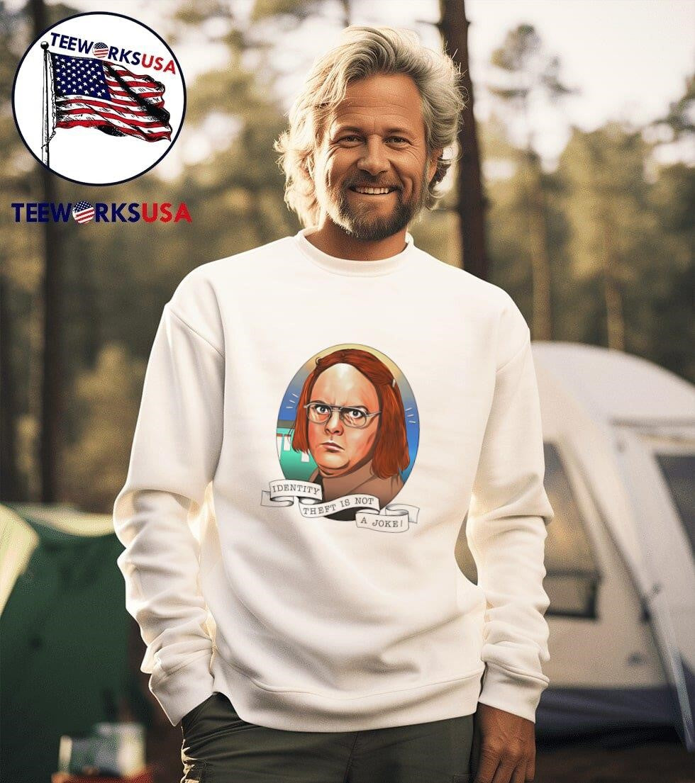 Rainn Wilson Identity theft is not a joke - Adult & Kids T-Shirts, Sweatshirts & Hoodies apparel design preview 3