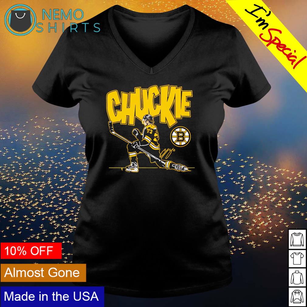 Boston Bruins Charlie McAvoy chuckie signature - Adult & Kids T-Shirts, Sweatshirts & Hoodies apparel design preview 5