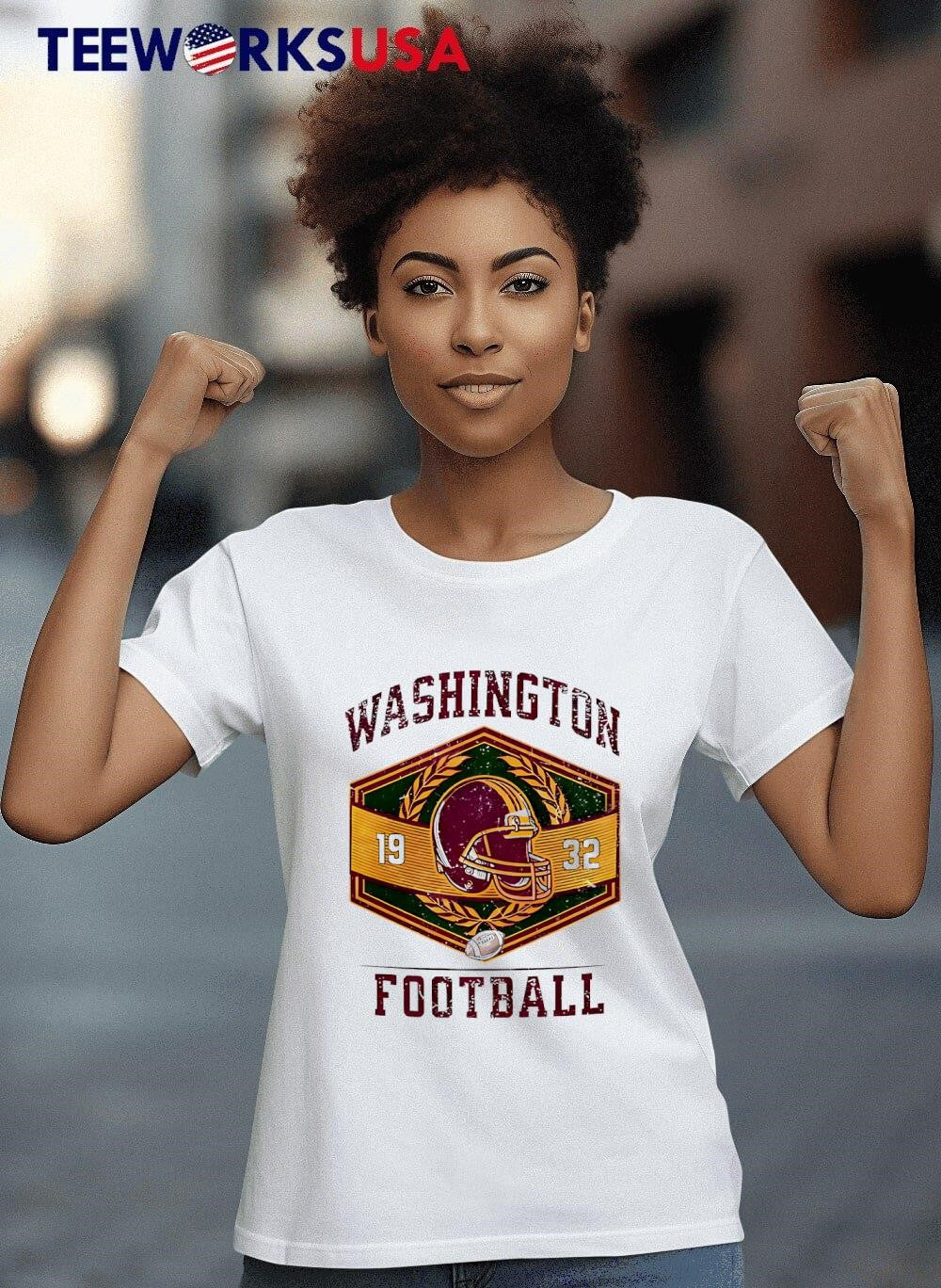 Washington Football 1932 helmet vintage - Adult & Kids T-Shirts, Sweatshirts & Hoodies apparel design preview 8