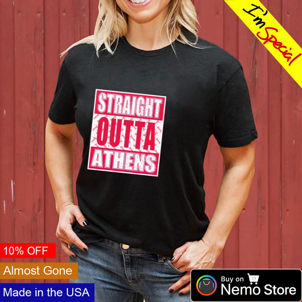Georgia straight outta athens - Adult & Kids T-Shirts, Sweatshirts & Hoodies apparel design preview 3
