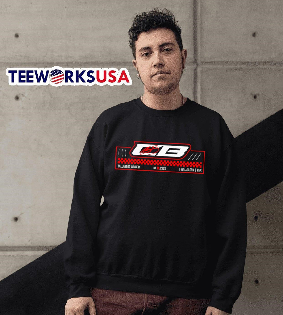 Talladega winner final 4 lock 2025 - Adult & Kids T-Shirts, Sweatshirts & Hoodies apparel design preview 6