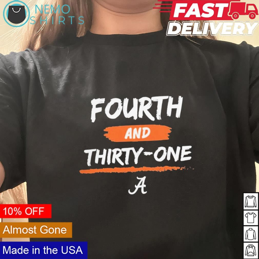 Fourth and thirty-one Iron Bowl Alabama Crimson Tide - Adult & Kids T-Shirts, Sweatshirts & Hoodies apparel design preview 3