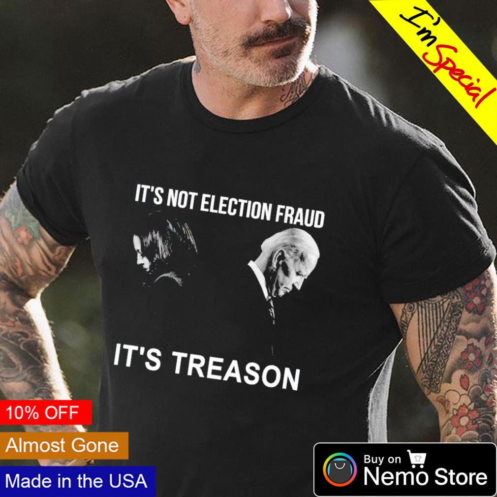 Biden Harris it's not election fraud treason - Adult & Kids T-Shirts, Sweatshirts & Hoodies product image 4