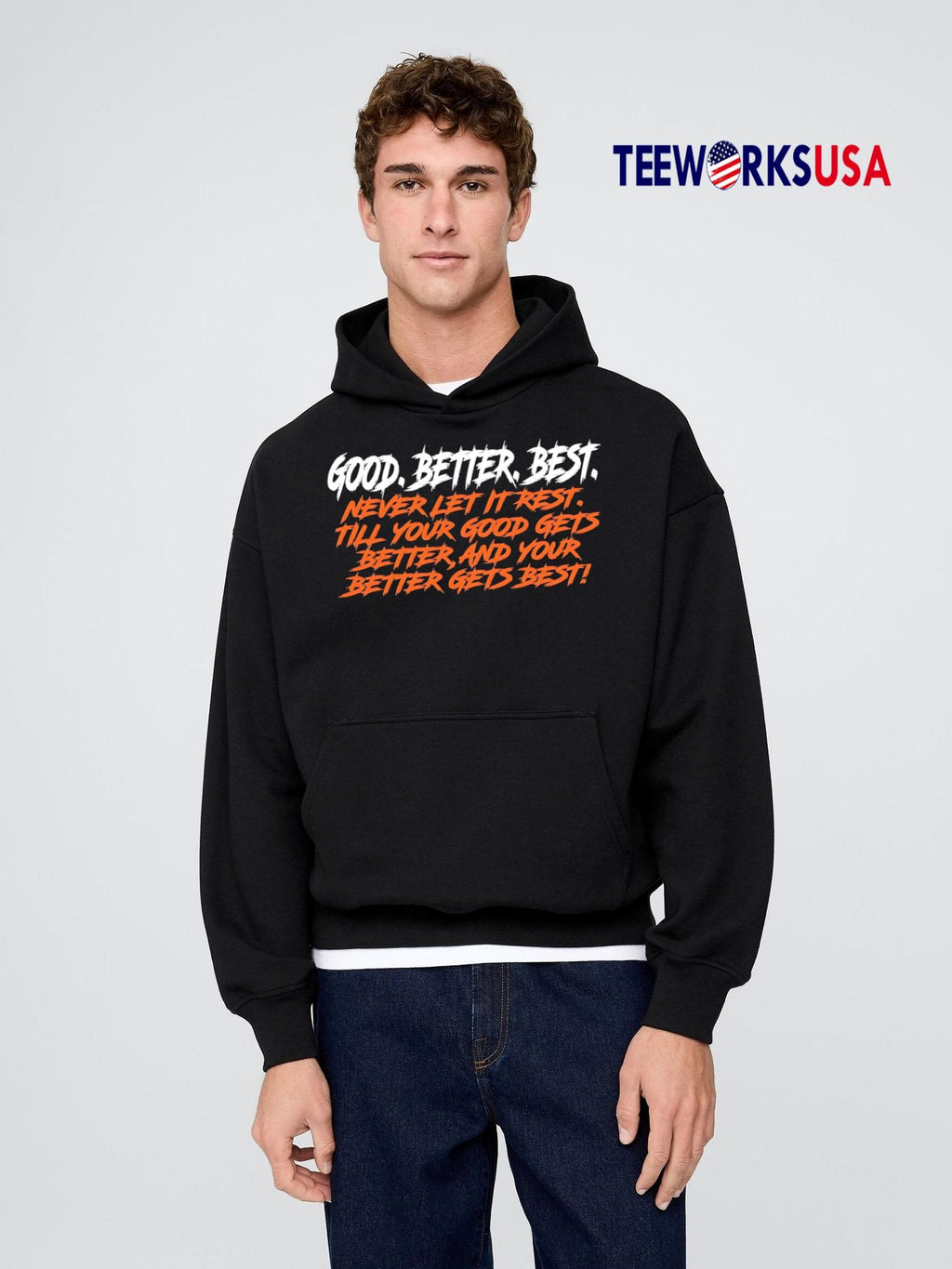 Good Better Best Chicago Bears repeat - Adult & Kids T-Shirts, Sweatshirts & Hoodies apparel design preview 2