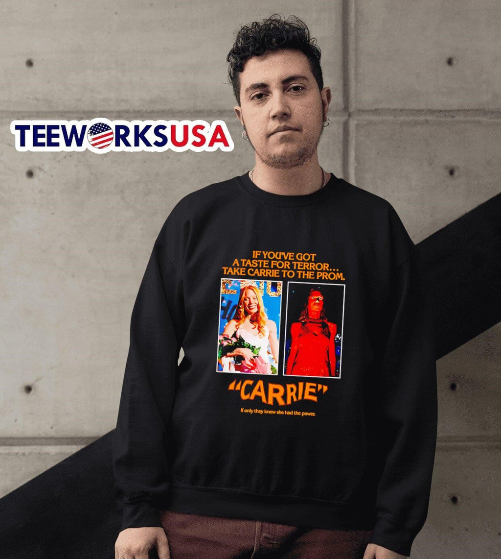 Jw Anderson Black Carrie Poster 1976 - Adult & Kids T-Shirts, Sweatshirts & Hoodies apparel design preview 6
