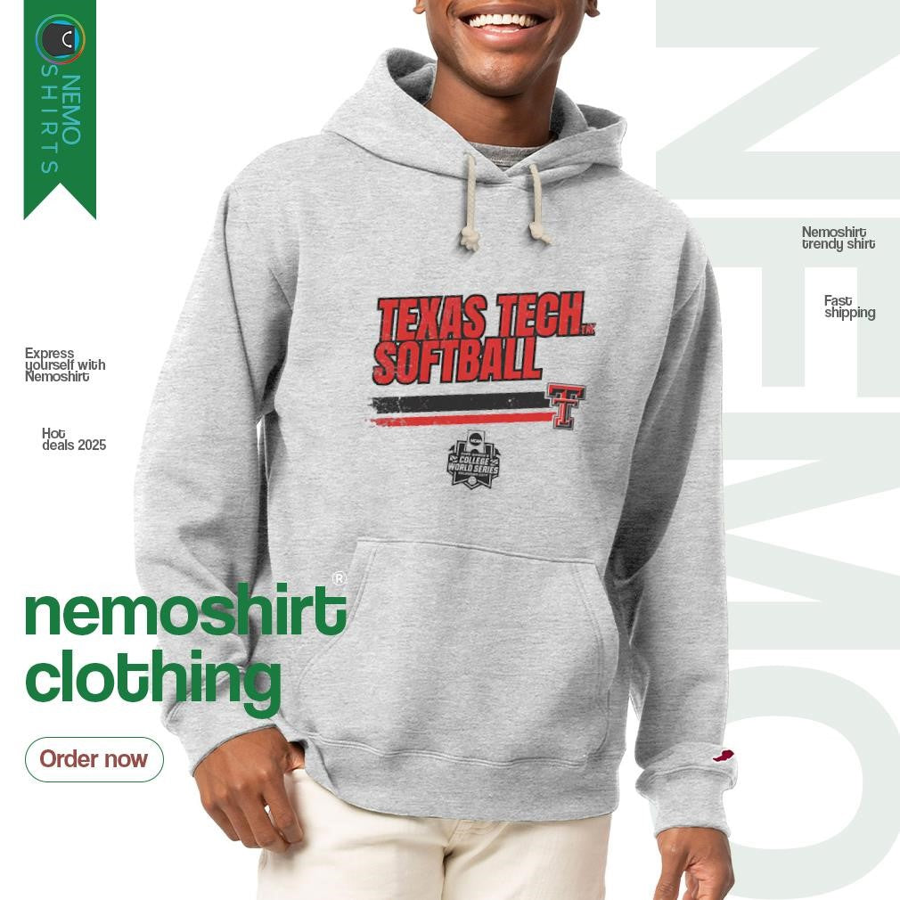 Texas Tech Red Raiders softball women's College World - Adult & Kids T-Shirts, Sweatshirts & Hoodies apparel design preview 2