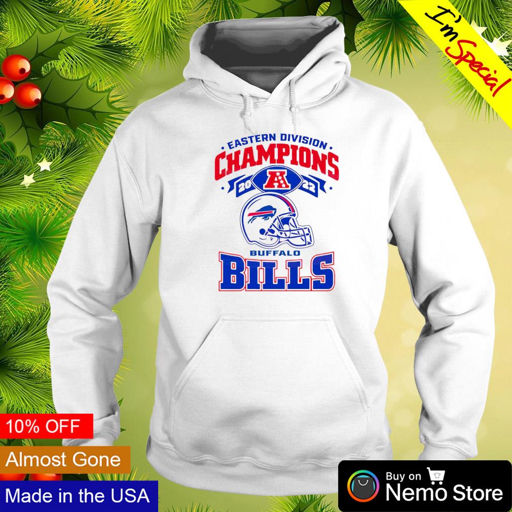 Eastern division champions 2022 Buffalo Bills helmet - Adult & Kids T-Shirts, Sweatshirts & Hoodies apparel design preview 2