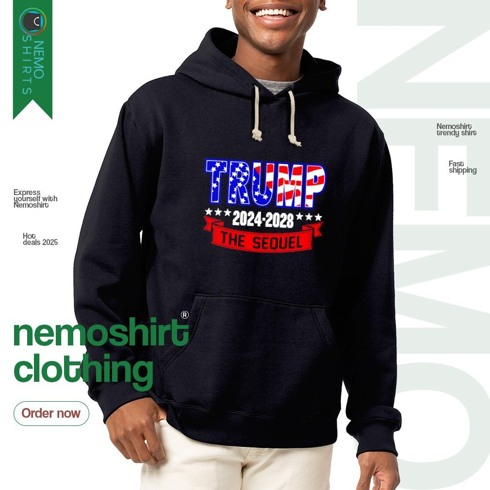 Trump the sequel 2024 2028 - Adult & Kids T-Shirts, Sweatshirts & Hoodies apparel design preview 2