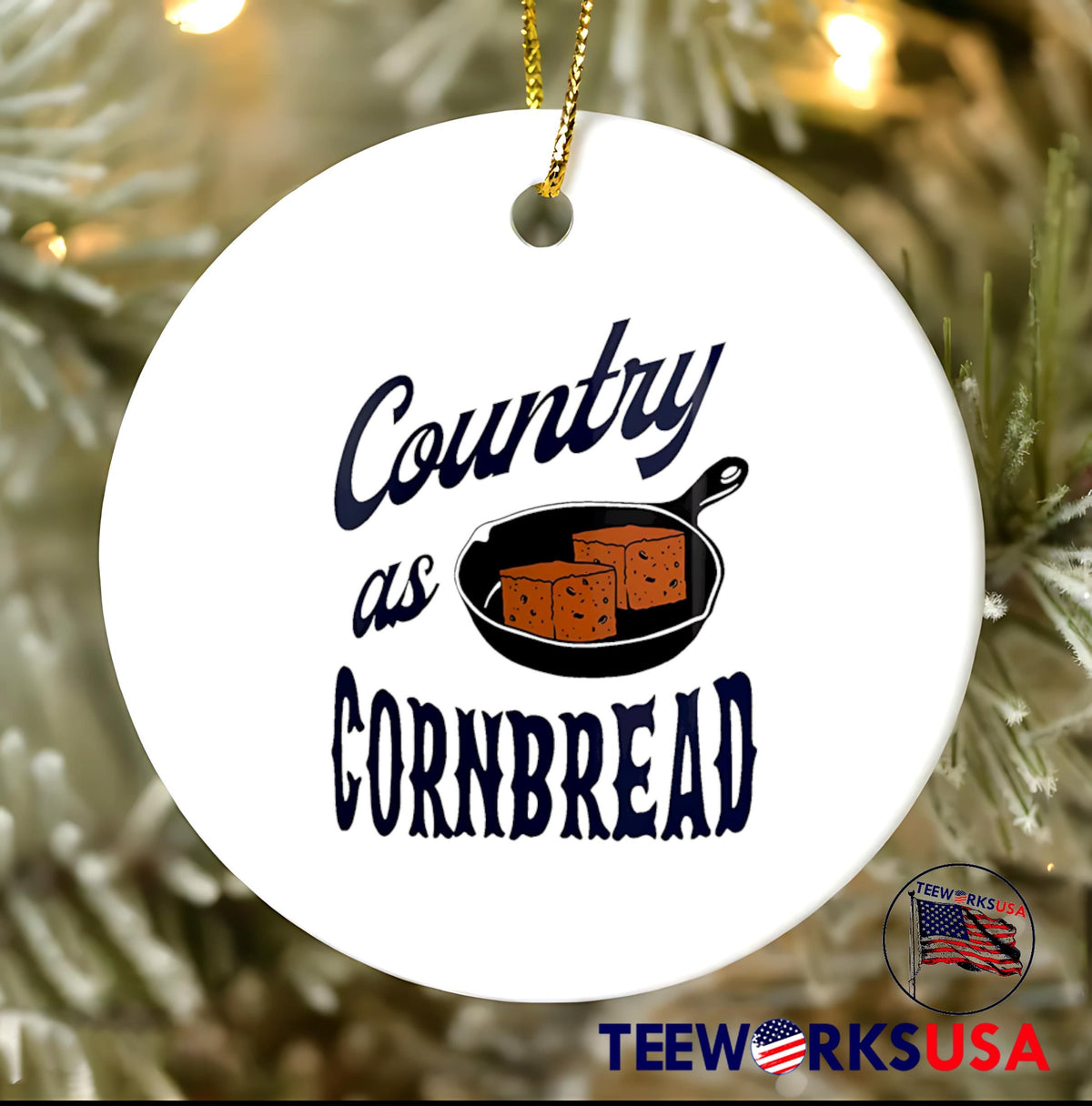 Country As Cornbread - Adult & Kids T-Shirts, Sweatshirts & Hoodies apparel design preview 3