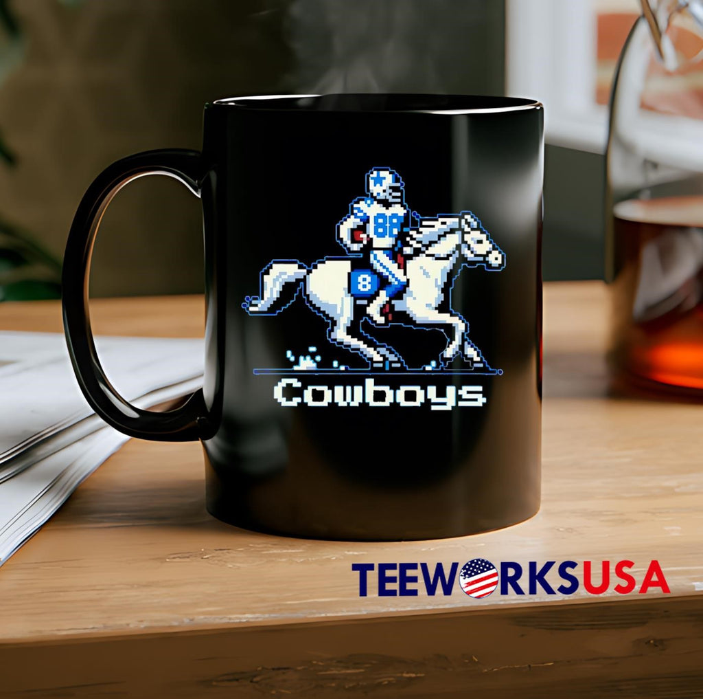 Dallas Cowboys horse racing Lamb 88 - Adult & Kids T-Shirts, Sweatshirts & Hoodies apparel design preview 2