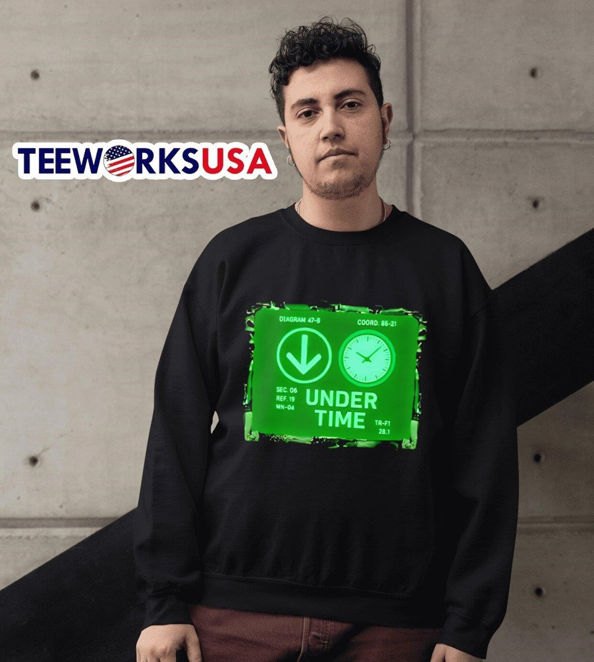 Undertime Slopper Under Time - Adult & Kids T-Shirts, Sweatshirts & Hoodies apparel design preview 6