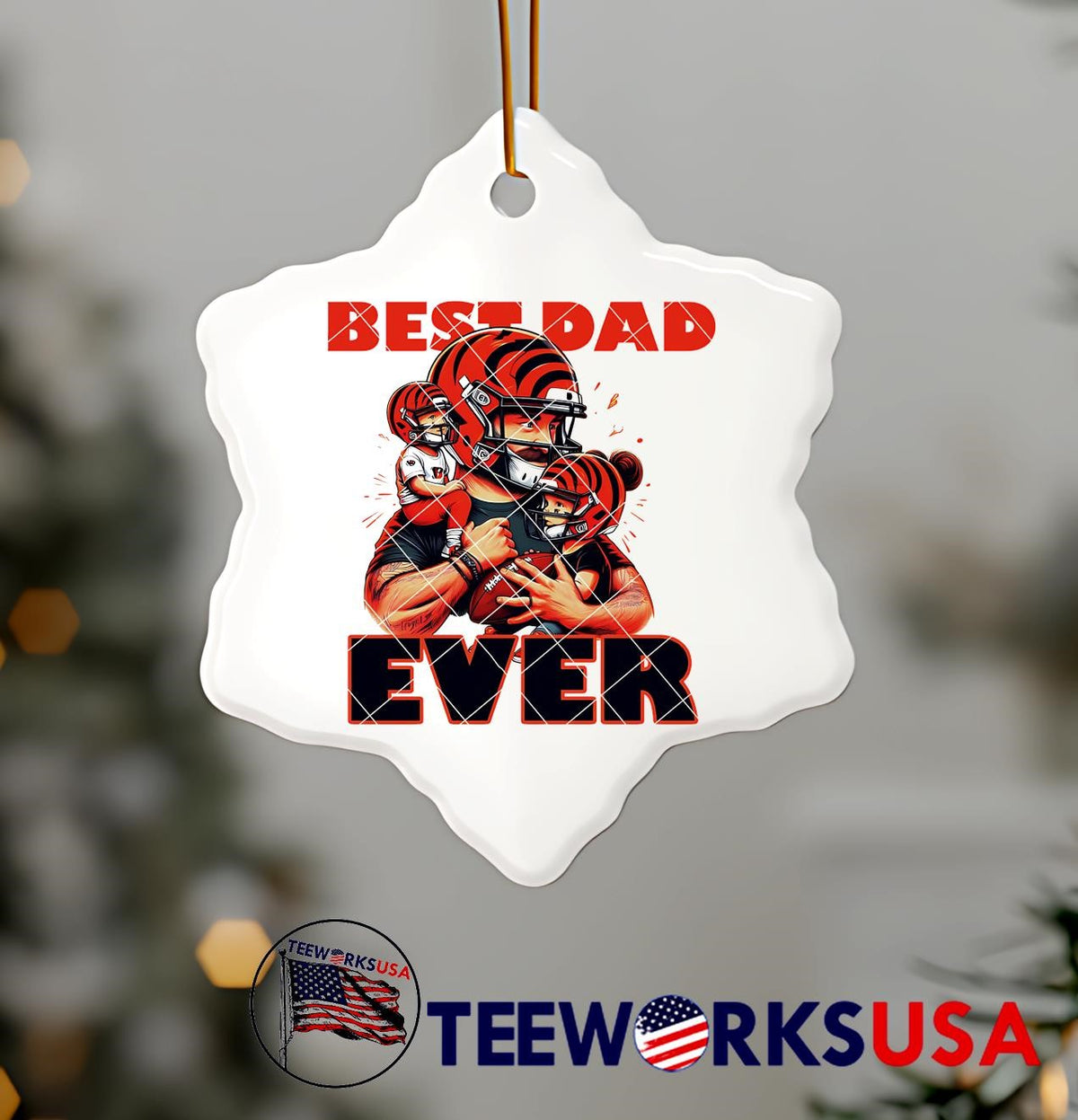 Cincinnati Bengals Best Dad Ever - Adult & Kids T-Shirts, Sweatshirts & Hoodies apparel design preview 7