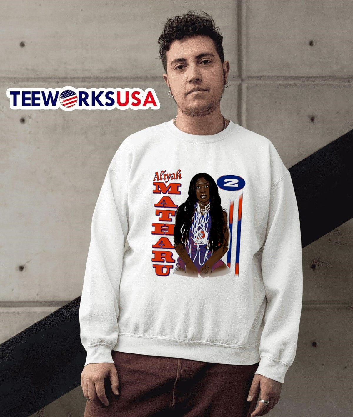 Aliyah Matharu Basketball The University of Texas at - Adult & Kids T-Shirts, Sweatshirts & Hoodies apparel design preview 5