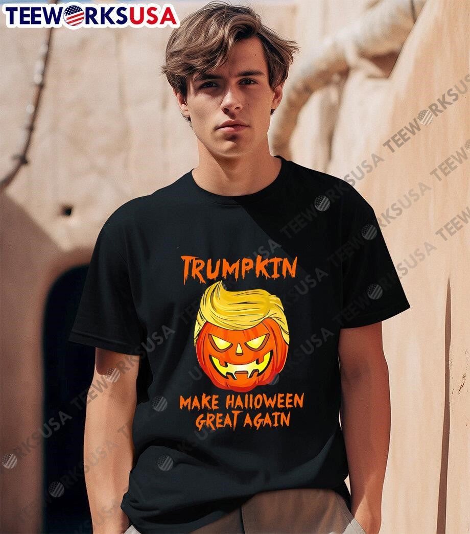 Trumpkin Make Halloween Great Again - Adult & Kids T-Shirts, Sweatshirts & Hoodies apparel design preview 1