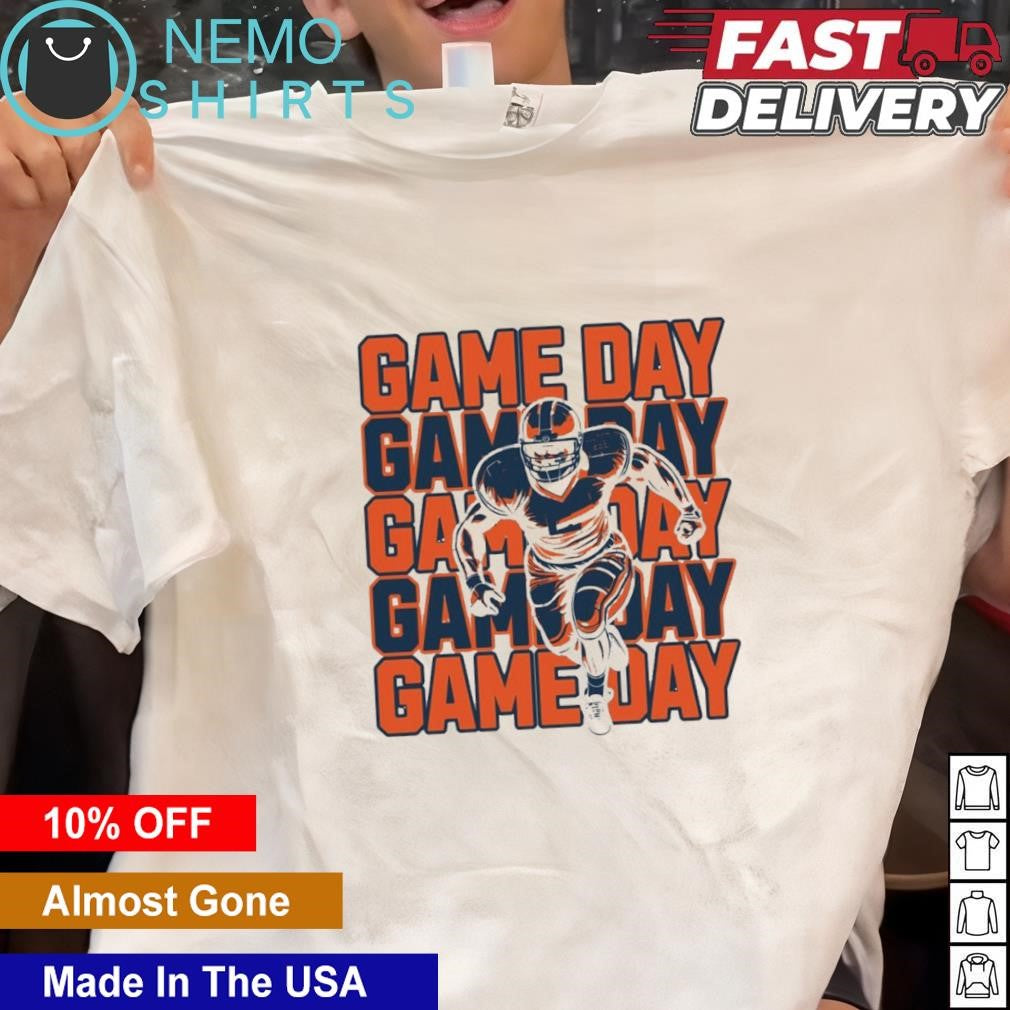 Denver Broncos gameday stacked repeat - Adult & Kids T-Shirts, Sweatshirts & Hoodies apparel design preview 1