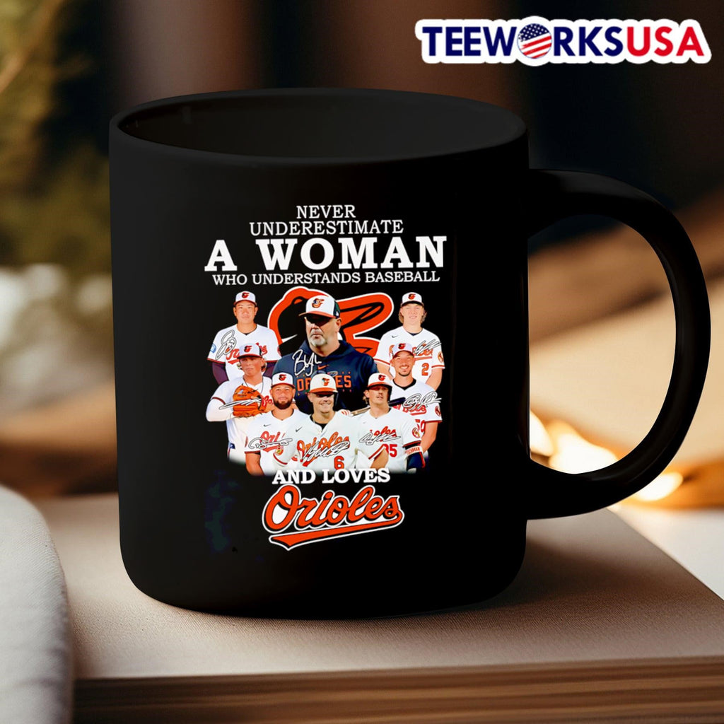 Never underestimate a woman who understands baseball - Adult & Kids T-Shirts, Sweatshirts & Hoodies apparel design preview 3