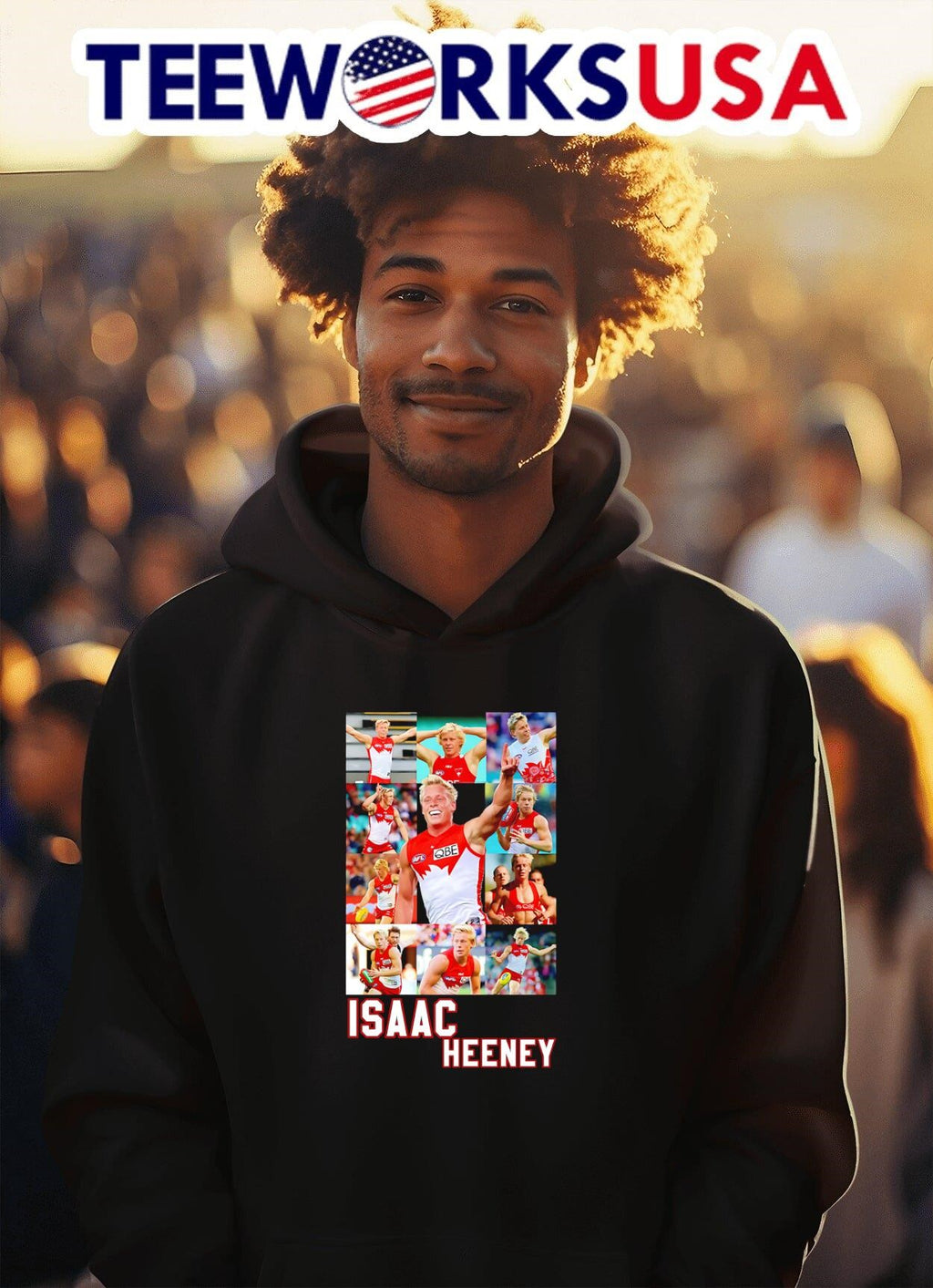 Isaac Heeney Eras Tour - Adult & Kids T-Shirts, Sweatshirts & Hoodies apparel design preview 2
