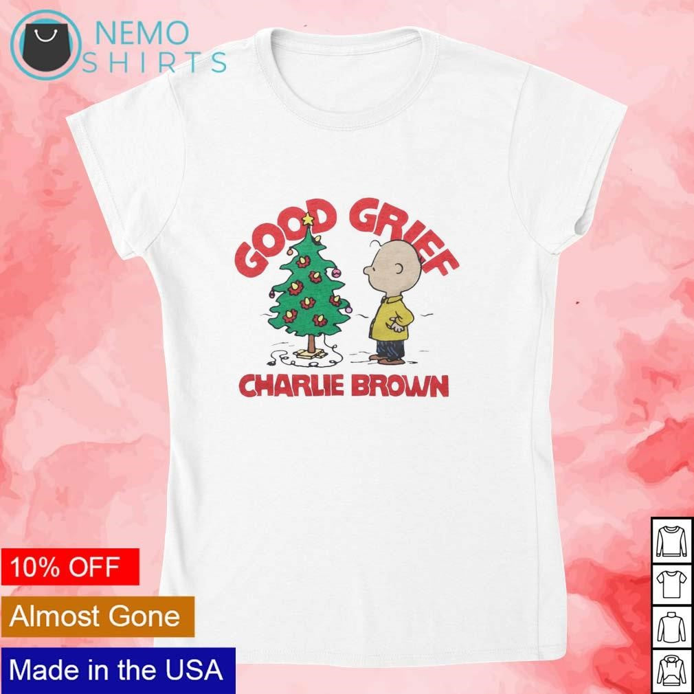 Peanuts Charlie Brown good grief Christmas - Adult & Kids T-Shirts, Sweatshirts & Hoodies apparel design preview 4