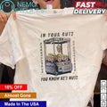 In your guts you know he's nuts Trump grab a nutjob - Adult & Kids T-Shirts, Sweatshirts & Hoodies apparel design preview 1