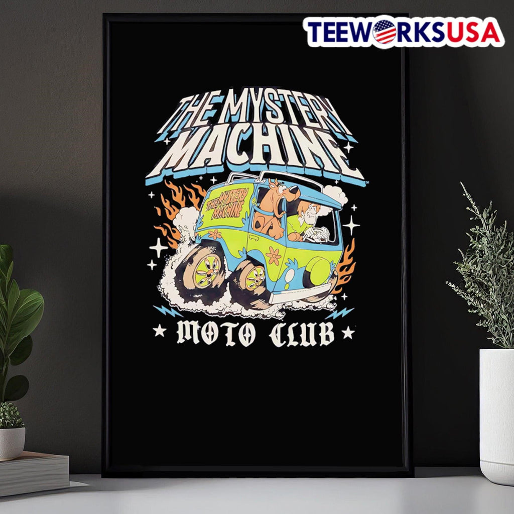 Scooby-Doo Mystery Machine Moto Club - Adult & Kids T-Shirts, Sweatshirts & Hoodies apparel design preview 5