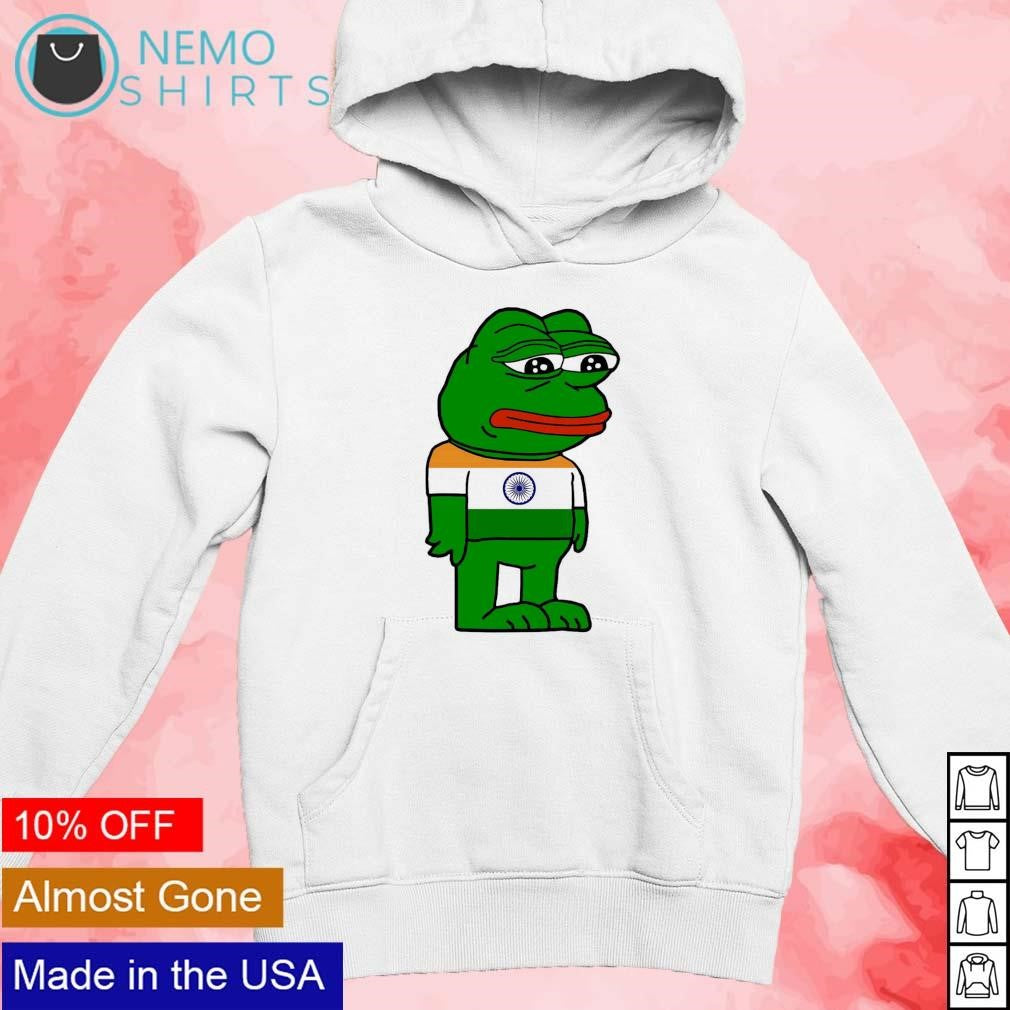 Sad Indian Pepe - Adult & Kids T-Shirts, Sweatshirts & Hoodies apparel design preview 2