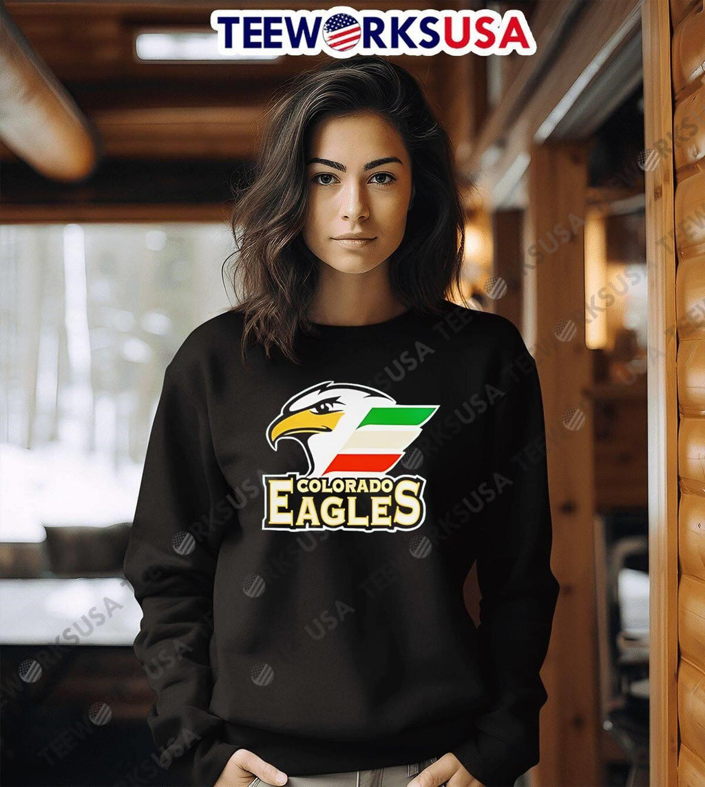 Colorado Eagles Hockey Logo - Adult & Kids T-Shirts, Sweatshirts & Hoodies apparel design preview 6