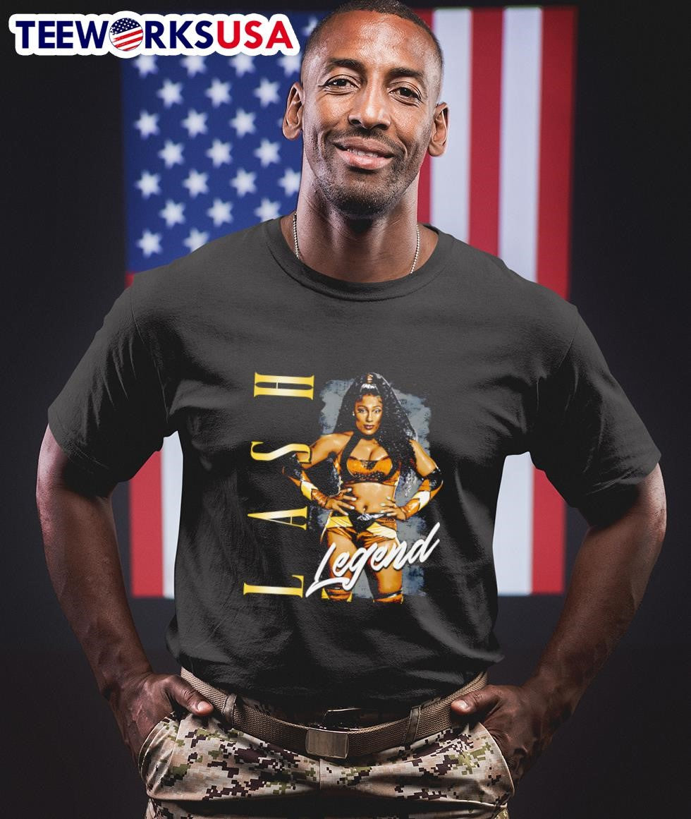 Lash Legend pose graphic - Adult & Kids T-Shirts, Sweatshirts & Hoodies apparel design preview 1