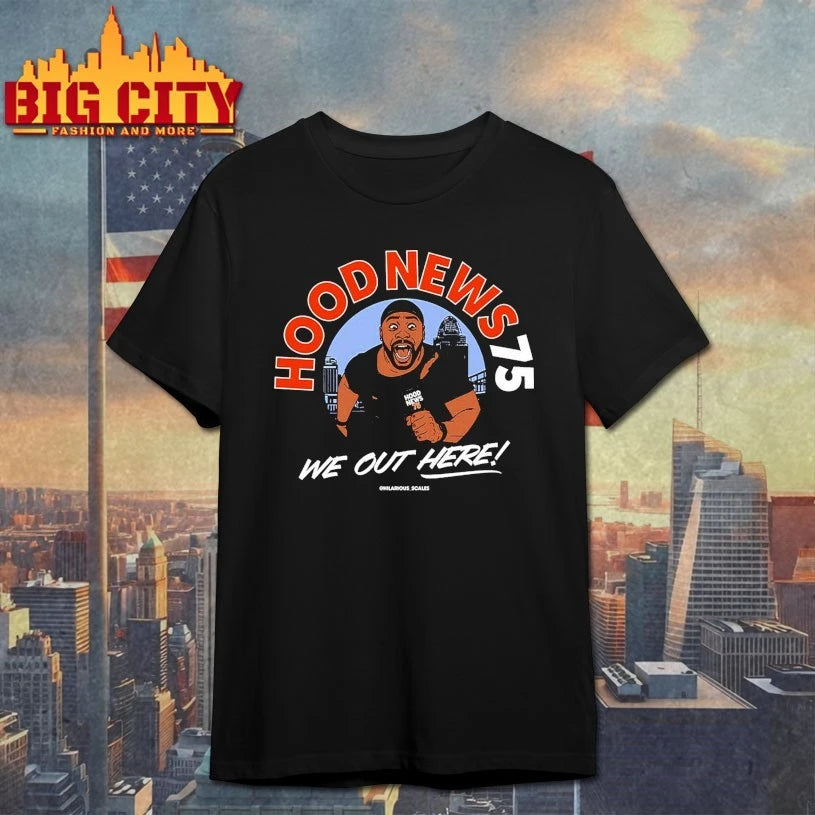 Cincinnati Bengals We Out Here Hood News 75 - Adult & Kids T-Shirts, Sweatshirts & Hoodies apparel design preview 1