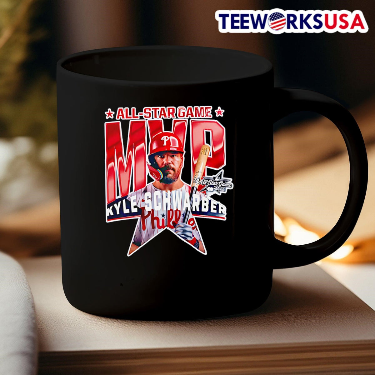 All-star game MVP Kyle Schwarber - Adult & Kids T-Shirts, Sweatshirts & Hoodies apparel design preview 3