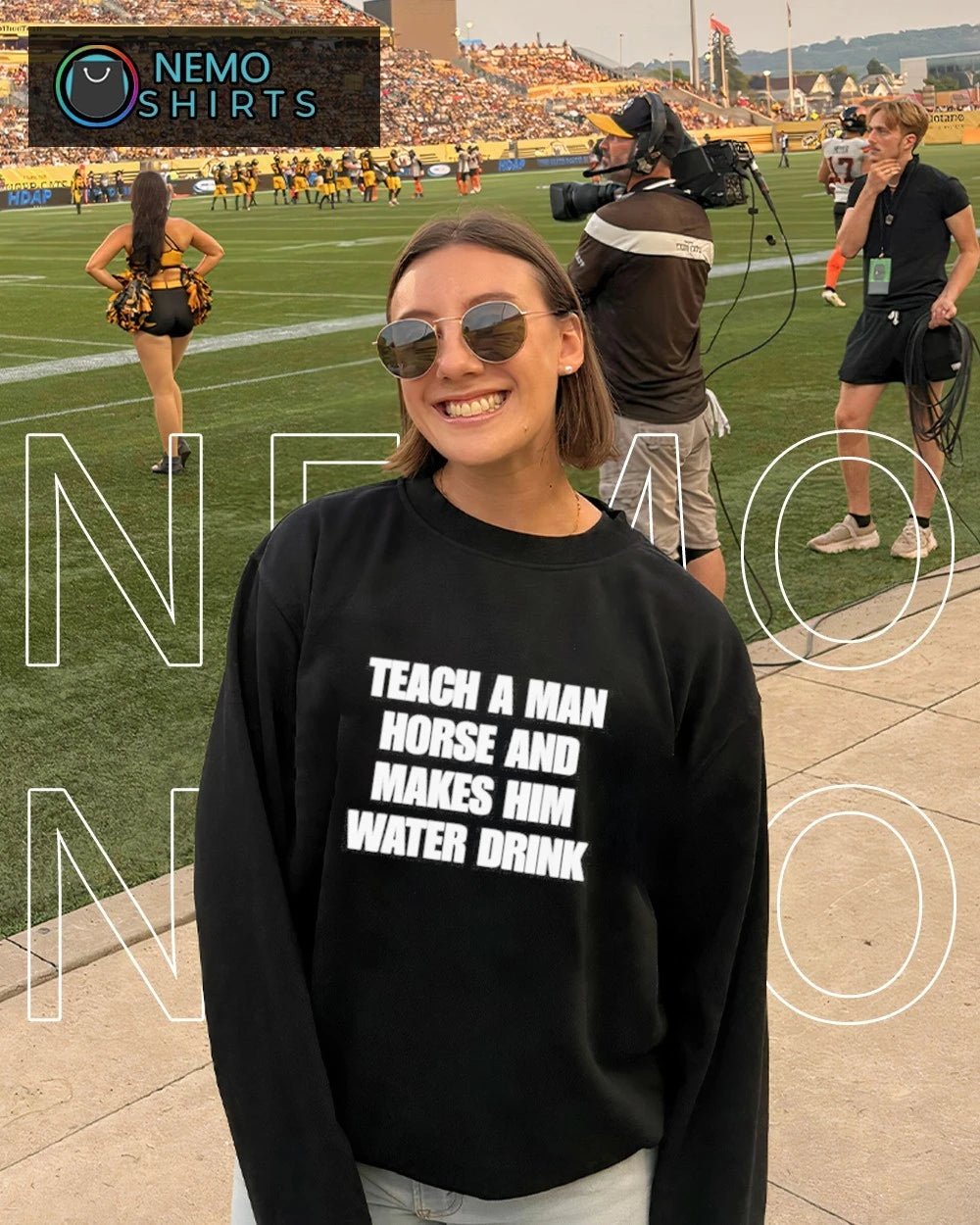 Teach a Man Horse and Makes Him Water Drink - Adult & Kids T-Shirts, Sweatshirts & Hoodies apparel design preview 6
