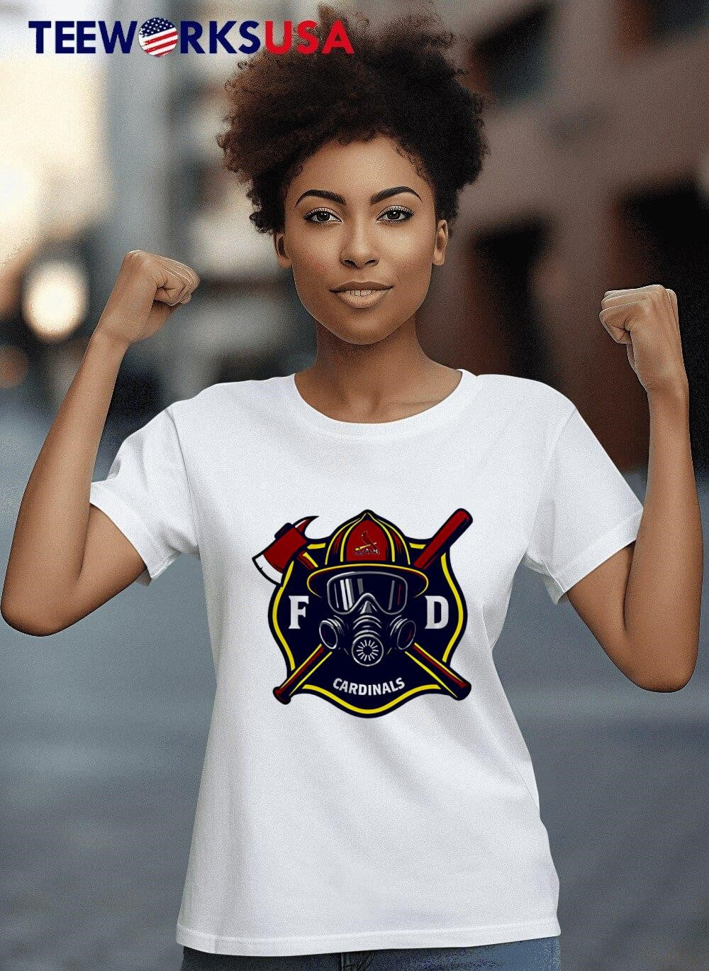 Cardinals Firefighter Appreciation Night 2025 - Adult & Kids T-Shirts, Sweatshirts & Hoodies apparel design preview 8