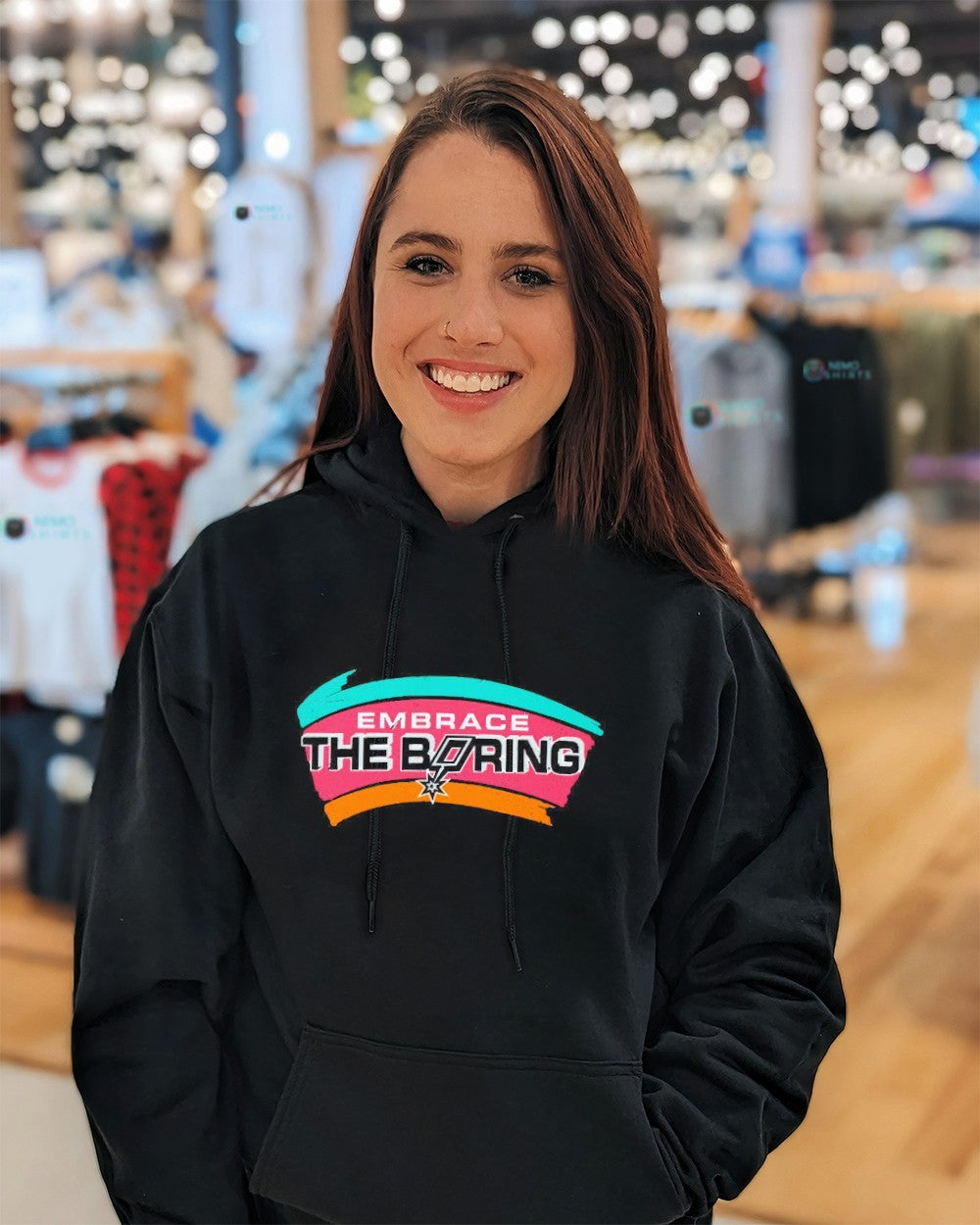 Embrace the boring San Antonio Spurs - Adult & Kids T-Shirts, Sweatshirts & Hoodies apparel design preview 5