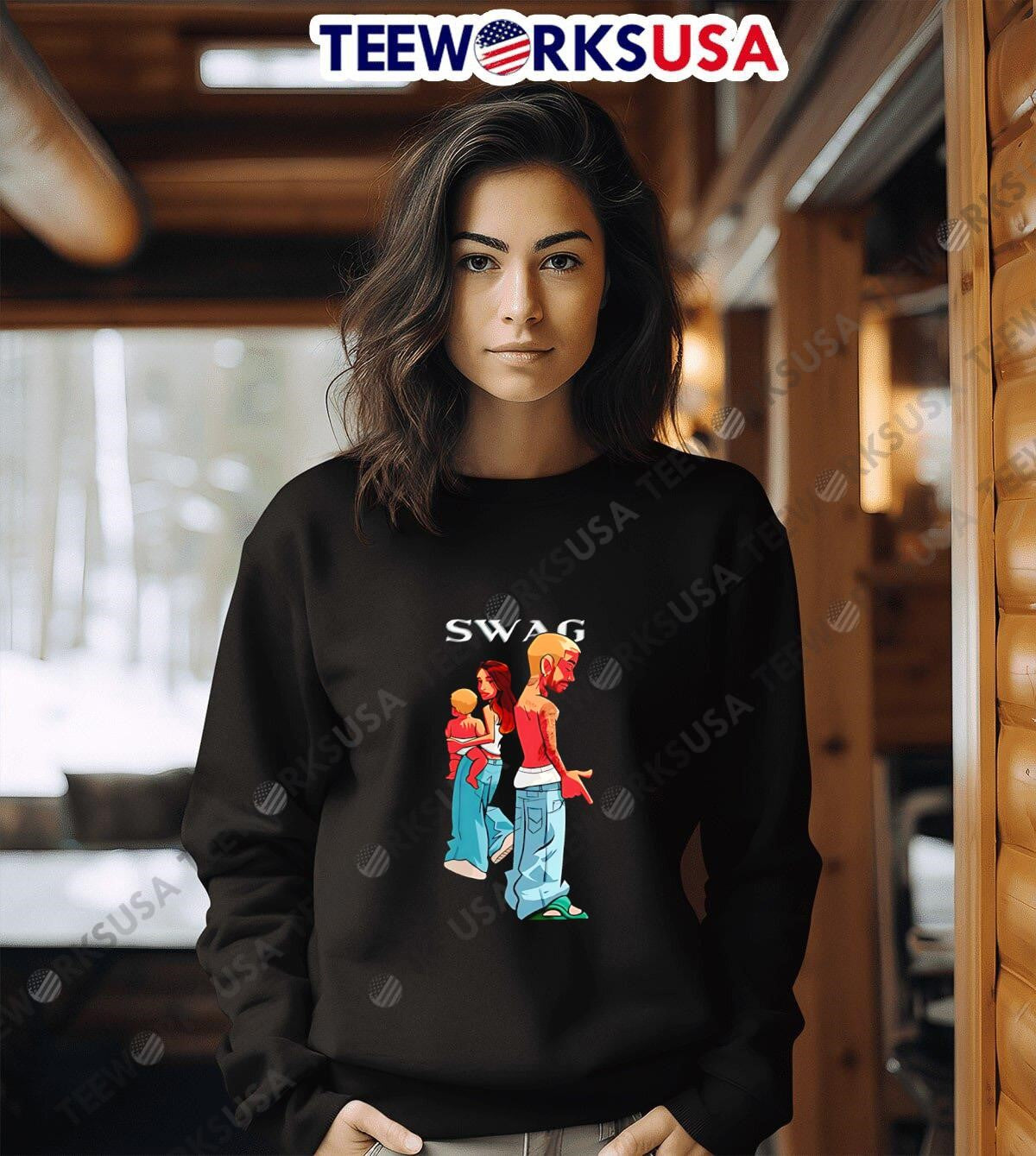 Justin Bieber swag - Adult & Kids T-Shirts, Sweatshirts & Hoodies apparel design preview 6