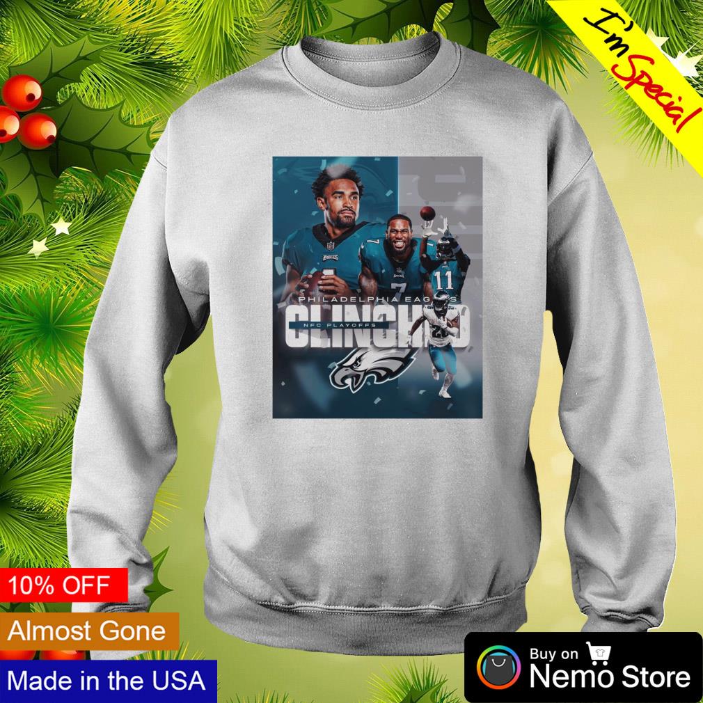 Philadelphia Eagles clinched NFC playoffs - Adult & Kids T-Shirts, Sweatshirts & Hoodies product image 4