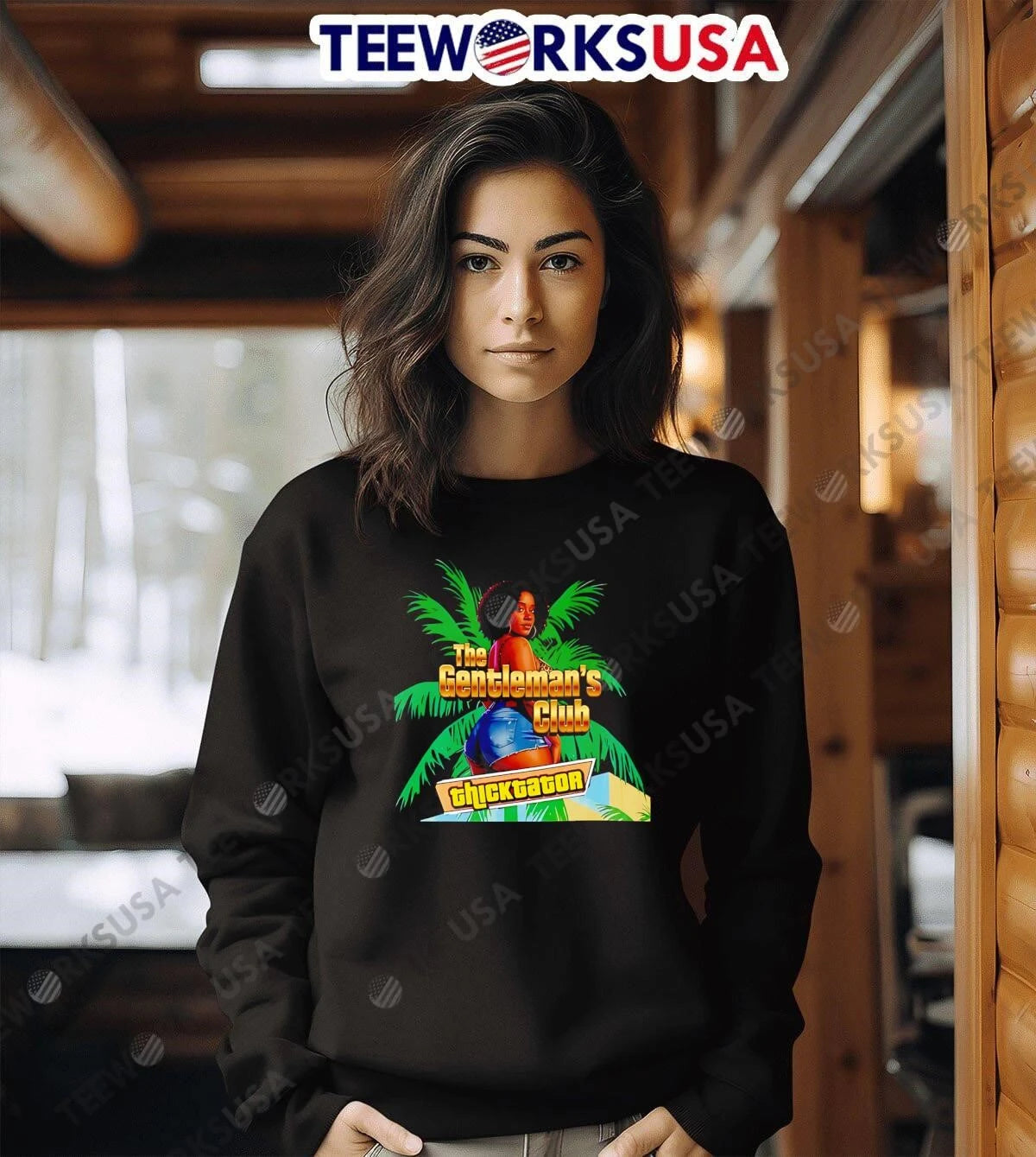 The Gentleman's Club THICKTATOR - Adult & Kids T-Shirts, Sweatshirts & Hoodies apparel design preview 6
