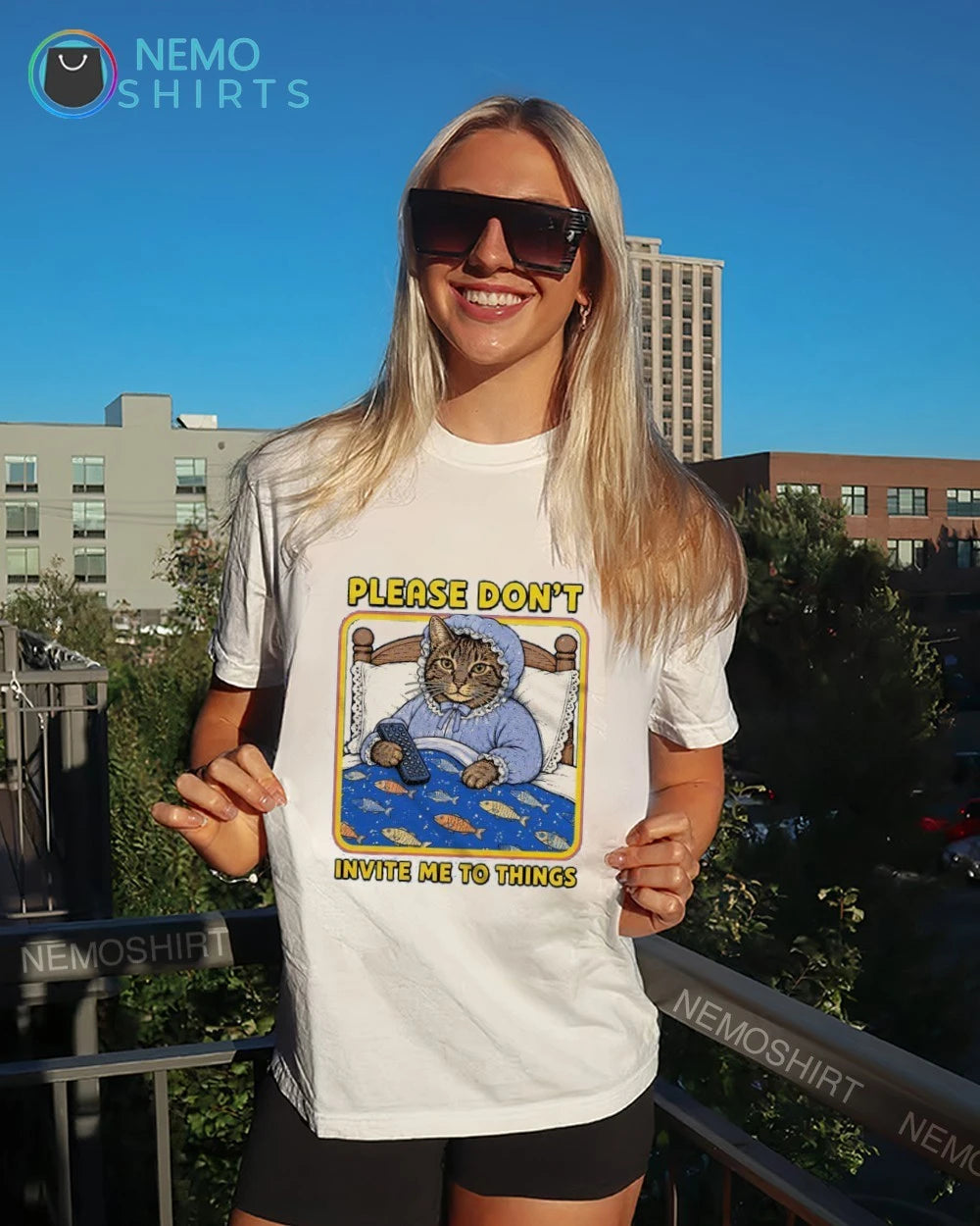 Nuggie Please Don't Invite Me To Things - Adult & Kids T-Shirts, Sweatshirts & Hoodies apparel design preview 4