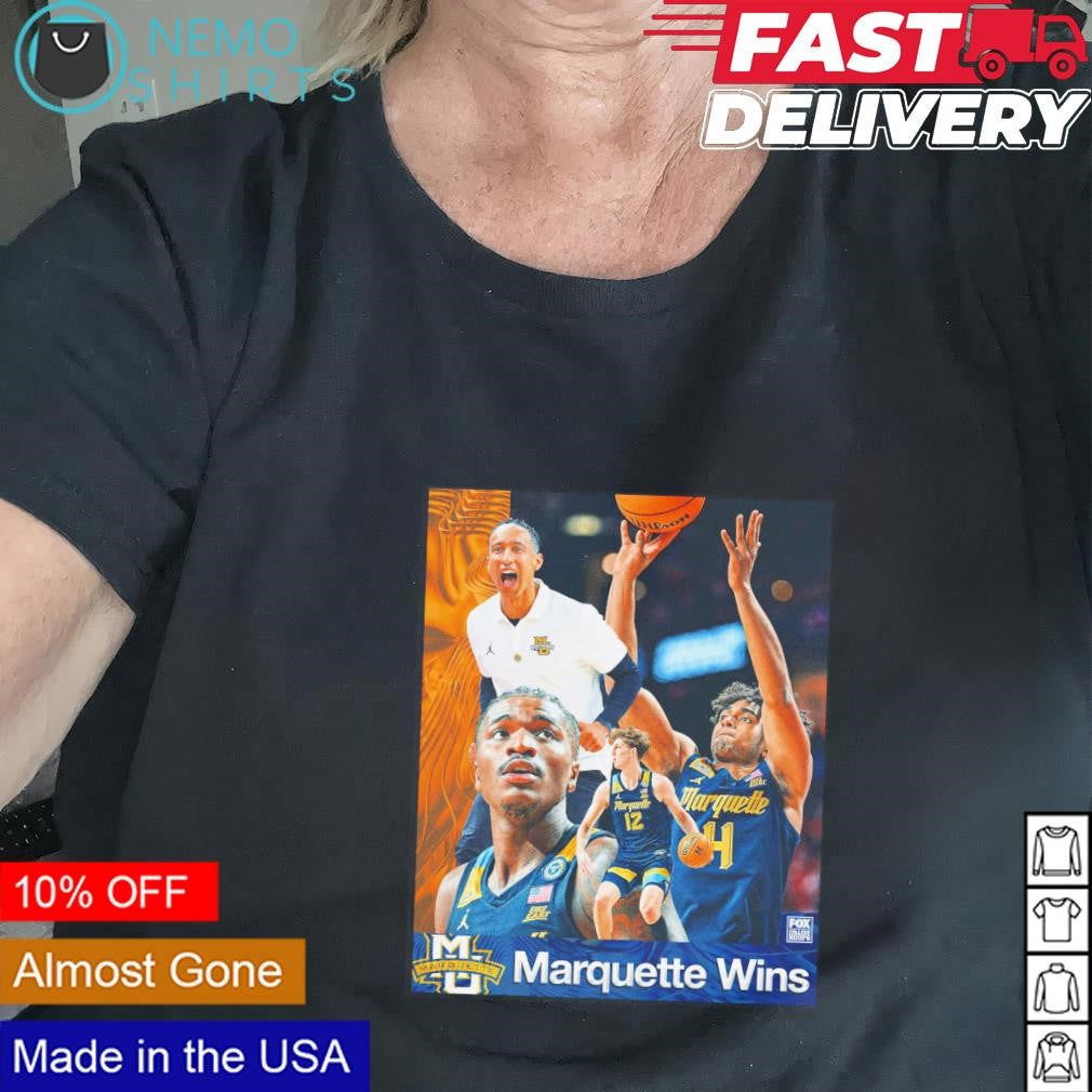 Marquette Golden Eagles takes down no 6 Purdue 76 58 - Adult & Kids T-Shirts, Sweatshirts & Hoodies apparel design preview 2