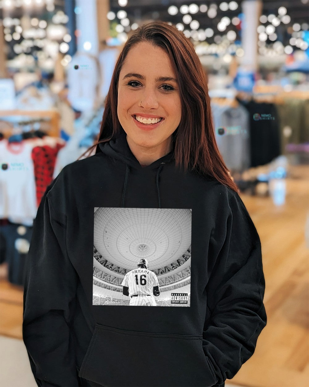 Shohei Ohtani Los Angeles Dodgers stadium dome album - Adult & Kids T-Shirts, Sweatshirts & Hoodies apparel design preview 3