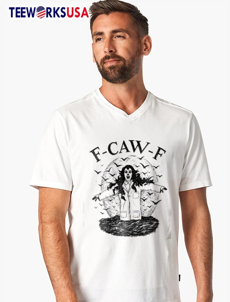 F Caw Woman Scientist Lab Coat Flying Crows Full Moon - Adult & Kids T-Shirts, Sweatshirts & Hoodies apparel design preview 7