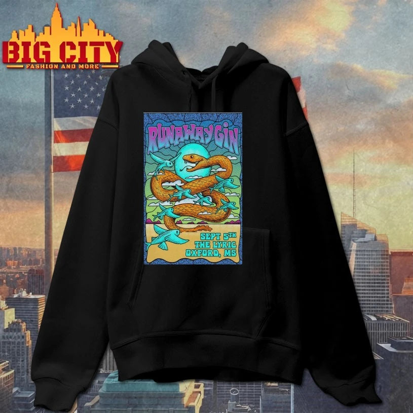 09 05 2025 Oxford, MS Poster Runaway Gin - Adult & Kids T-Shirts, Sweatshirts & Hoodies apparel design preview 2