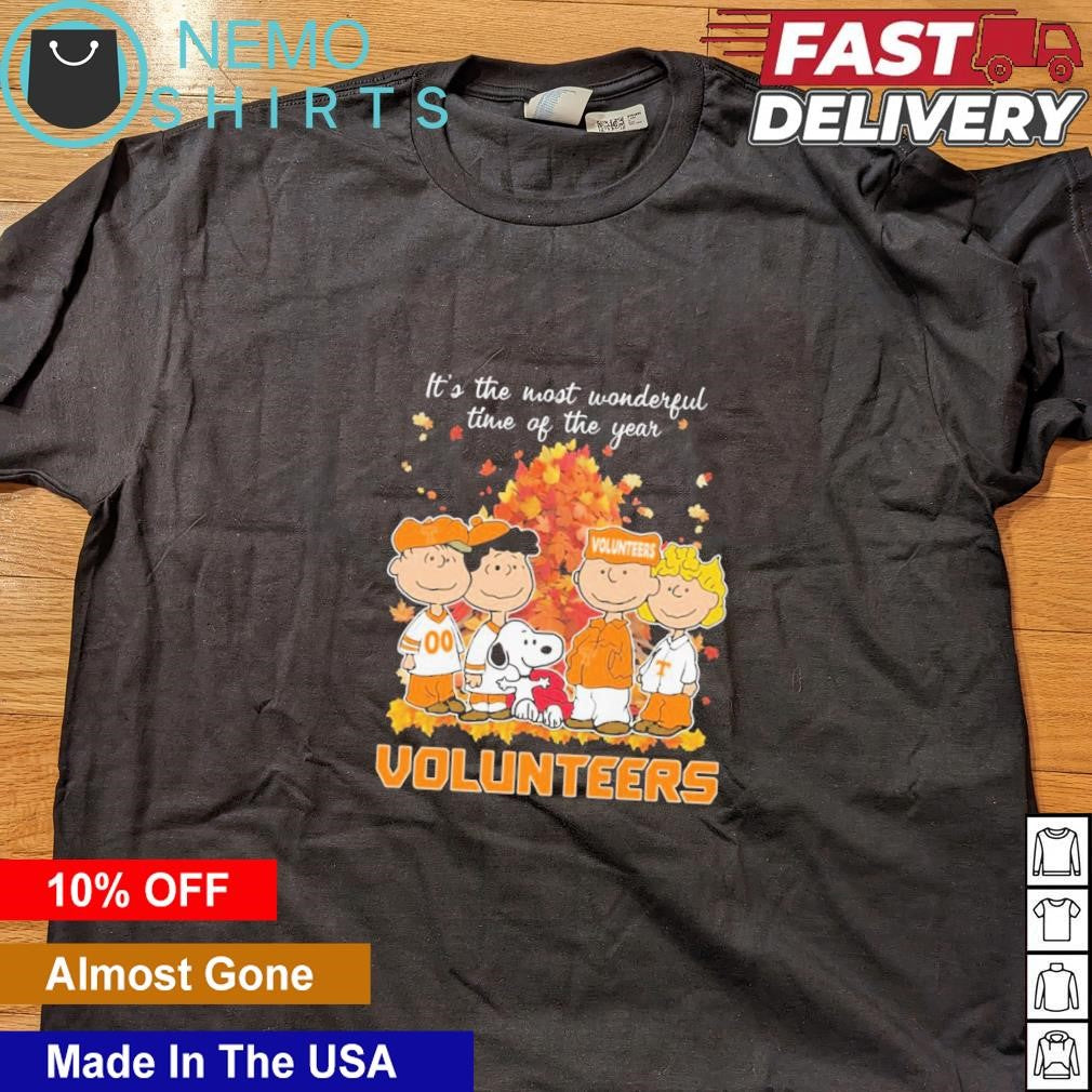 Peanuts characters Tennessee Volunteers autumn it's - Adult & Kids T-Shirts, Sweatshirts & Hoodies apparel design preview 4