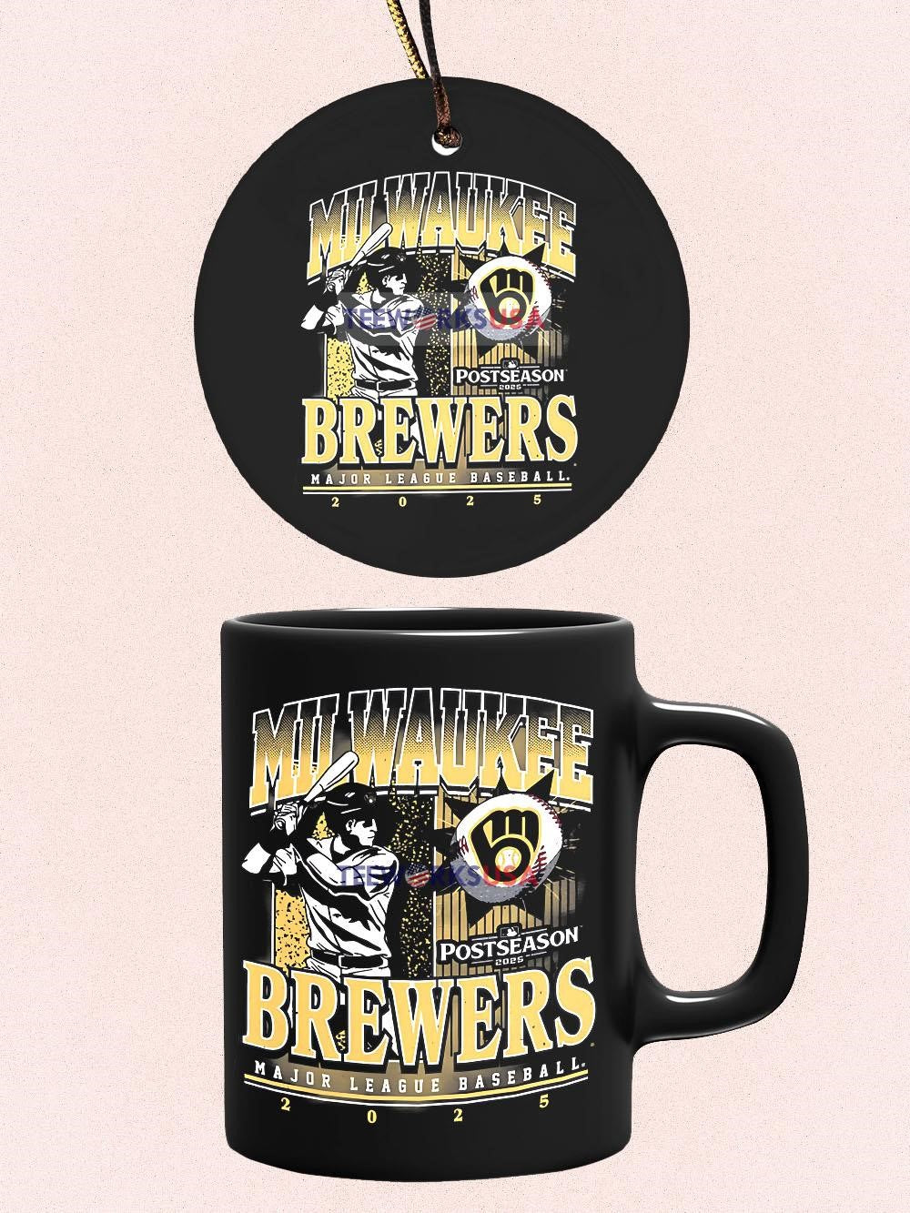Milwaukee Brewers 2025 Postseason Participant Playoff - Adult & Kids T-Shirts, Sweatshirts & Hoodies apparel design preview 4